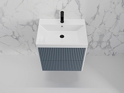 Style Line Мебель для ванной Стокгольм 60 подвесная графит софт – фотография-6